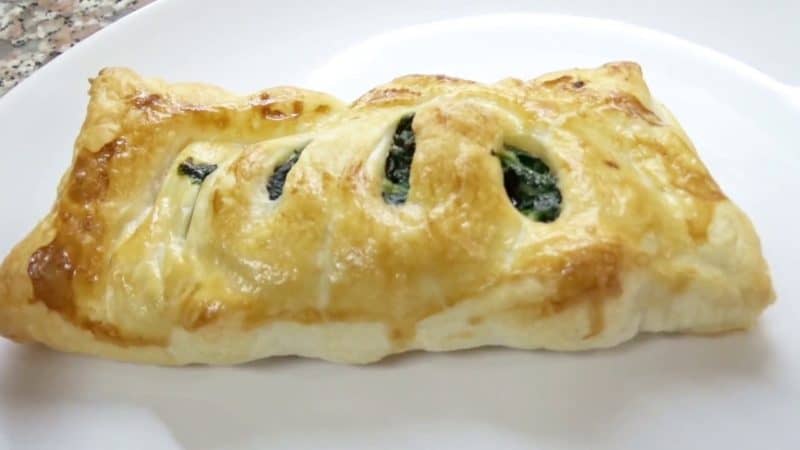 Пирог из куриной грудки: фаршированной шпинатом и творогом 4 Пирог из куриной грудки