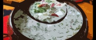 Окрошка с творогом – лёгкое и быстро приготавливаемое блюдо. 10