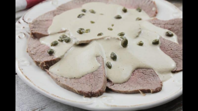 Маринованная телятина: мясо с крем-соусом - Вителло тоннато. Италия у вас дома 4 Маринованная телятина