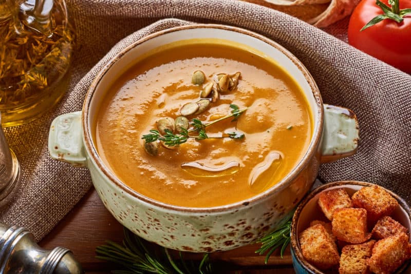 Суп-пюре из тыквы: очень вкусное и полезное блюдо 4 Суп-пюре из тыквы