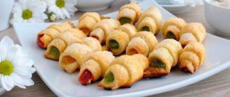 Рогалики с мармеладом из творожного теста: нежные и вкусные. 4