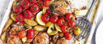 Печёные куриные ножки: мясо с овощами – отличный рецепт для ленивых 24