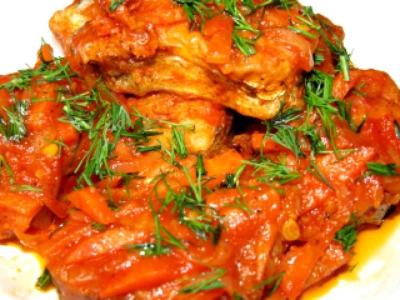 Рыба в томатном соусе: вкус детства у вас на столе 5 Рыба в томатном соусе: вкус детства у вас на столе