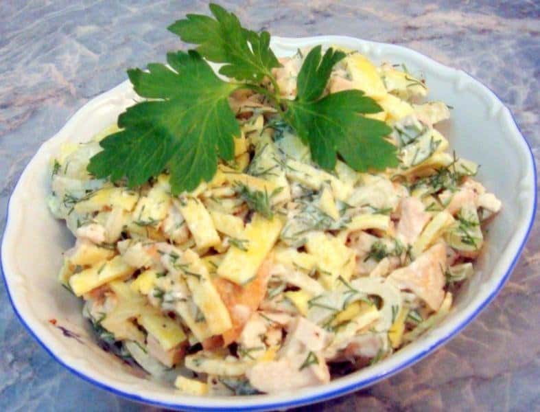 Пышный омлет: с хорошим салатом и ветчиной 6 Пышный омлет: с хорошим салатом и ветчиной