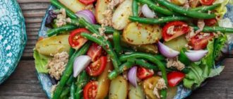 Салат из картофеля: с рыбой в собственном соку 9