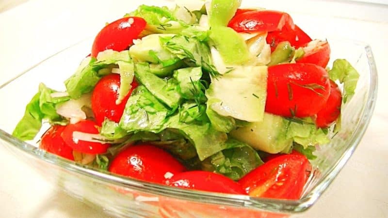 Рыбный салат: блюдо с овощами быстрого приготовления 5 Рыбный салат: блюдо с овощами быстрого приготовления