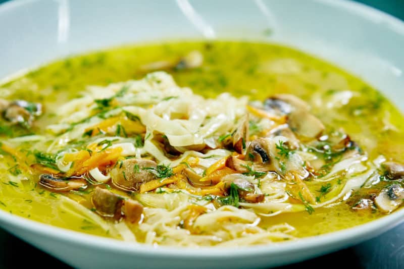 Вкусный Грибной Суп с лапшой 4 Вкусный Грибной Суп с лапшой