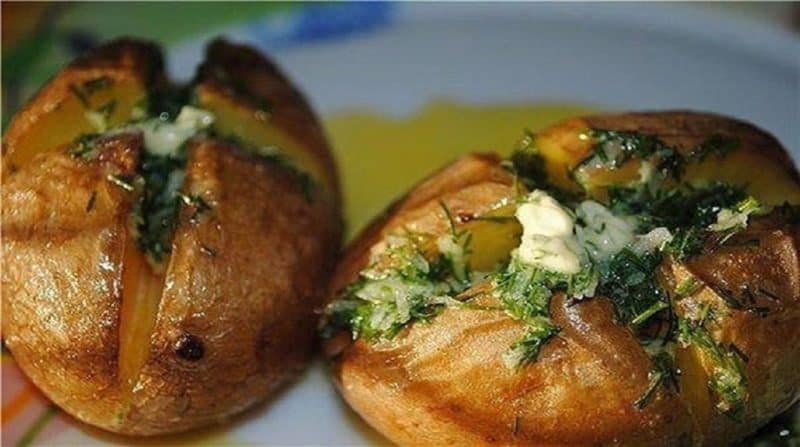 Печёная картошка: рецепт из подручных продуктов. 5 Печёная картошка