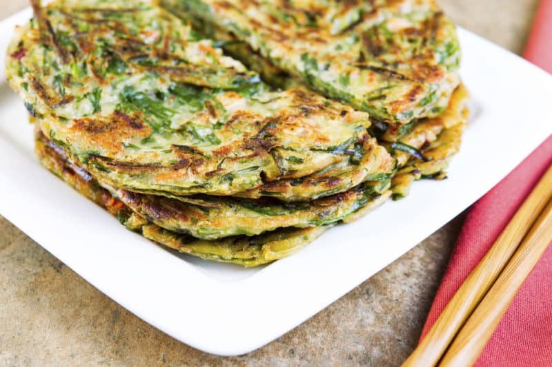 Блины с начинкой и зеленым луком: очень полезный и вкусный завтрак за 15 минут 5 Блины с начинкой и зеленым луком