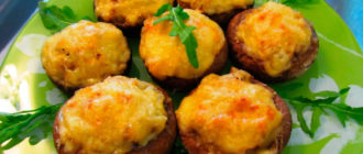 Фаршированные шампиньоны – вкусная закуска на все случаи жизни 1