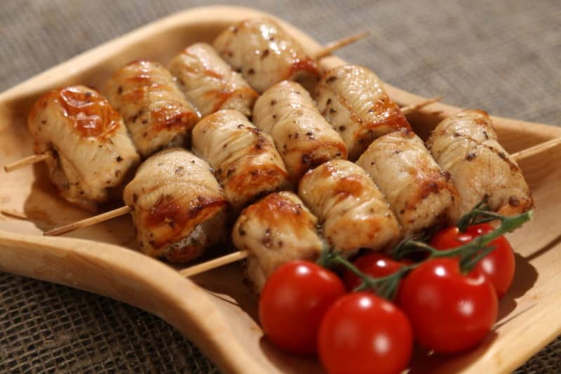 Куриный шашлык в духовке: нереально вкусно и просто 7 Куриный шашлык в духовке