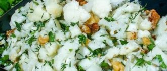 Вкусный салат из цветной капусты за 5 минут 2
