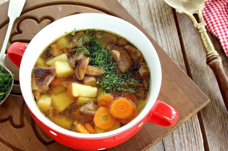 Суп из белых грибов: сушеные грибочки раскрыли свой вкус в этом супчике 7 Суп из белых грибов