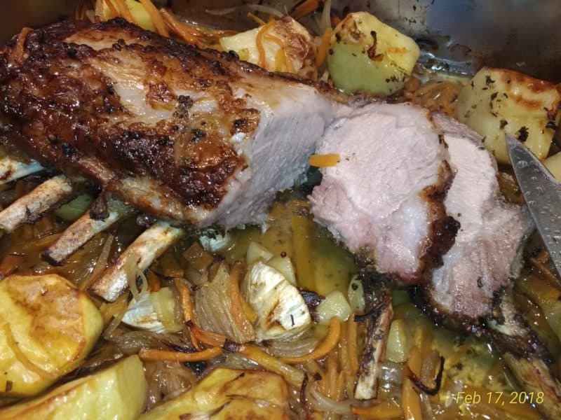 Свиная корейка в духовке