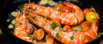 Жареные креветки с чесноком: вкусная и оригинальная закуска 1