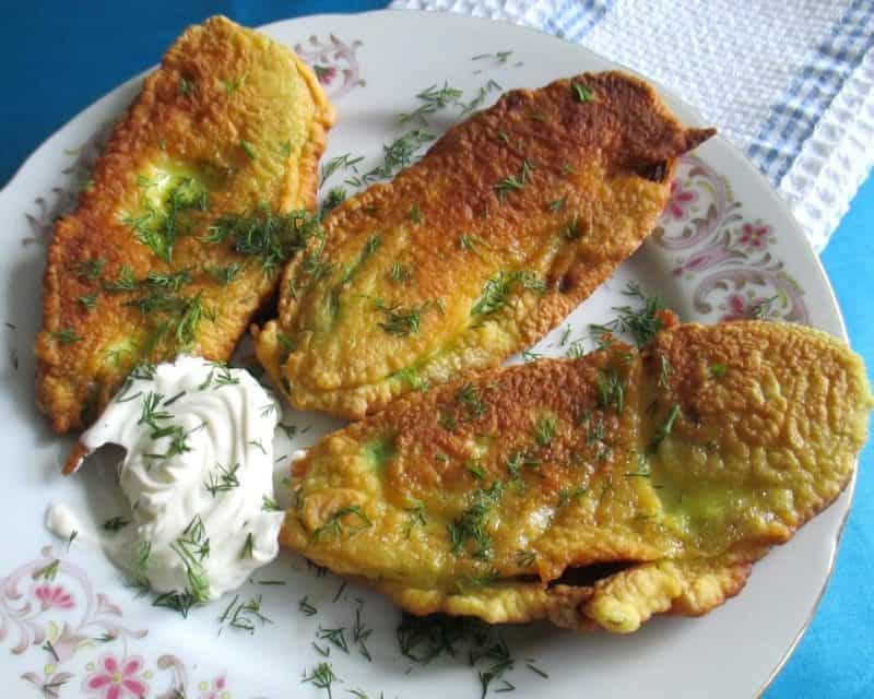 Кабачки в кляре на сковороде