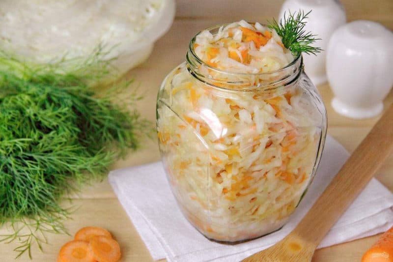 Капуста в банке на зиму