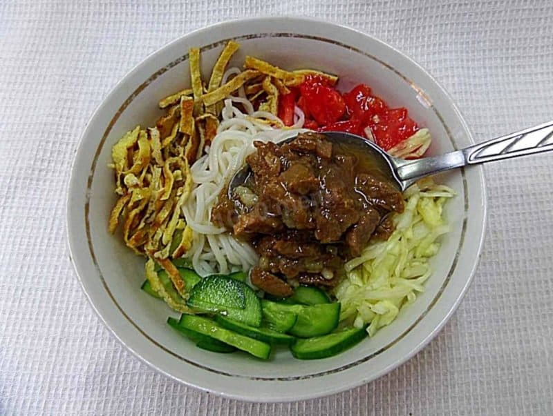 Кукси по-корейски: холодный суп с овощами и лапшой 9 Кукси по-корейски