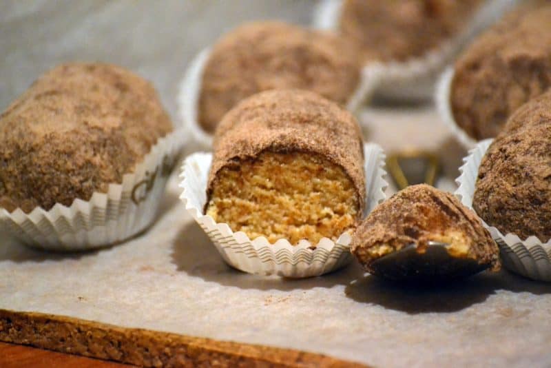 Пирожное картошка из печенья со сгущенкой