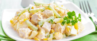 Салат с курицей и сыром: вкусный салат из легкодоступных ингредиентов 7