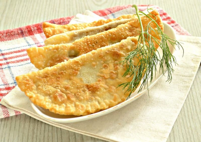 Чебуреки из заварного теста