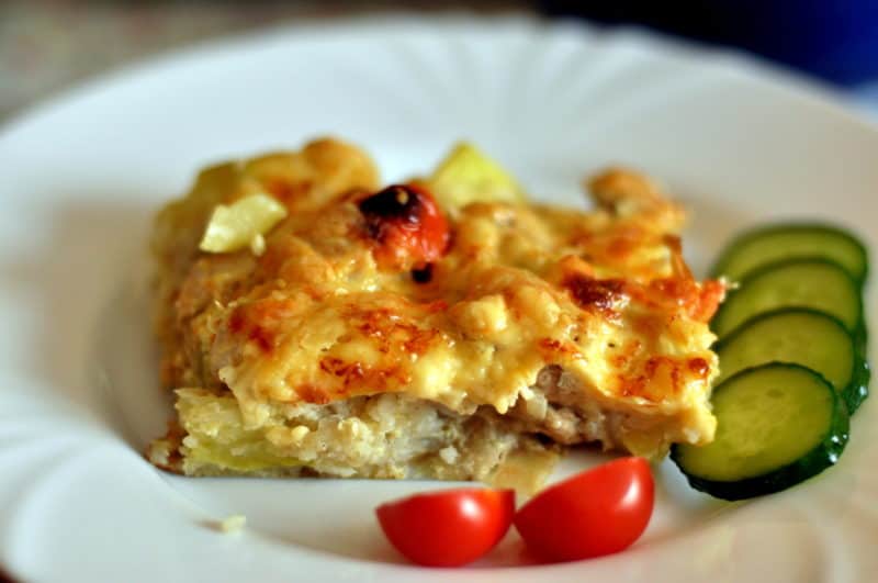 Запеканка из кабачков с курицей: вкусная, сочная, ароматная запеканка 5 Запеканка из кабачков с курицей