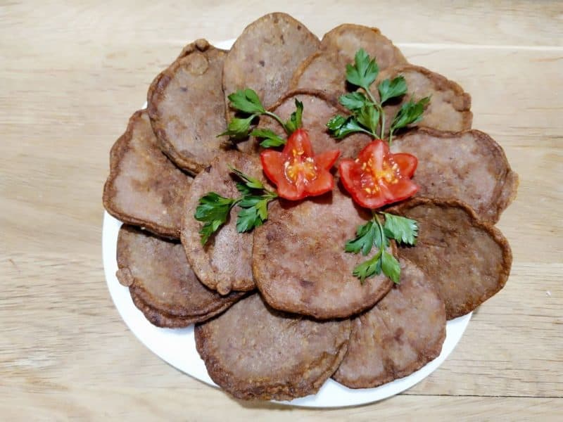 Оладьи из куриной печени