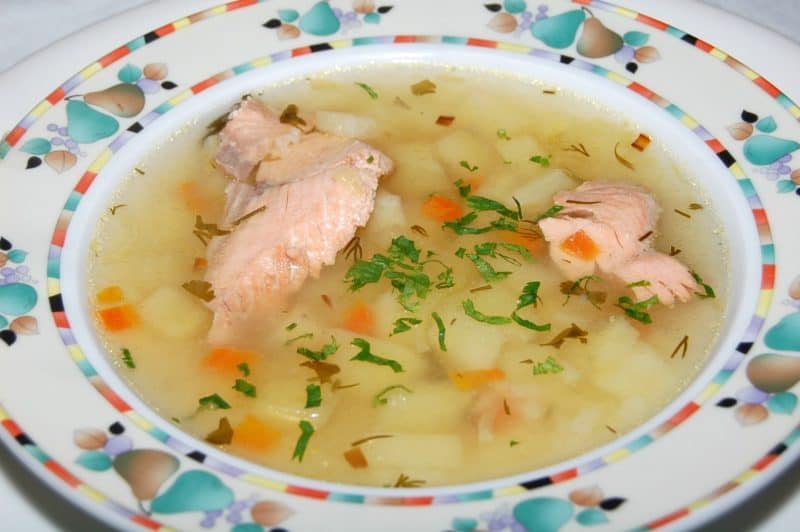Рыбный суп из консервов горбуши: такой же вкусный супчик, как и из свежей рыбы 7 Рыбный суп из консервов горбуши