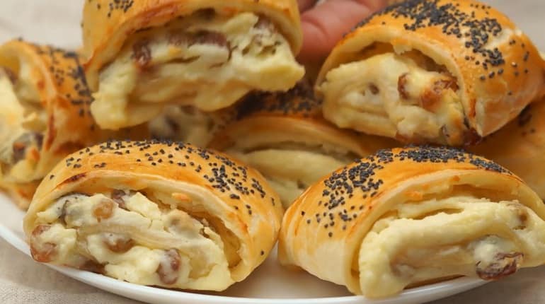 Творожные рулетики