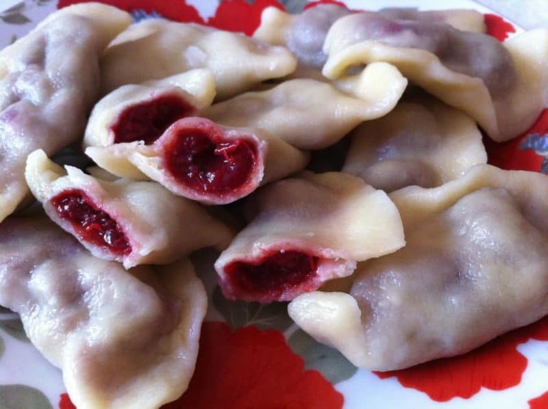 Вареники с вишней