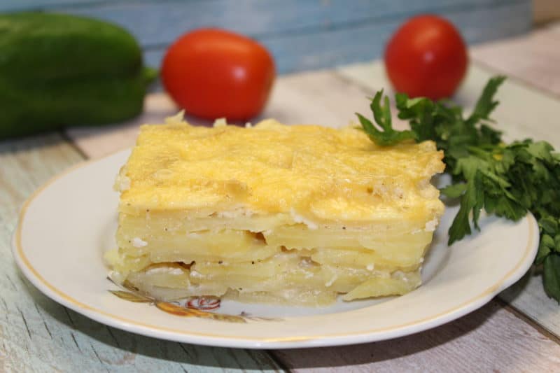 Гратен из картофеля