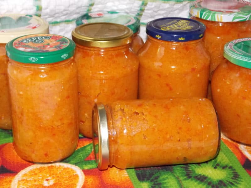 Кабачковая паста на зиму