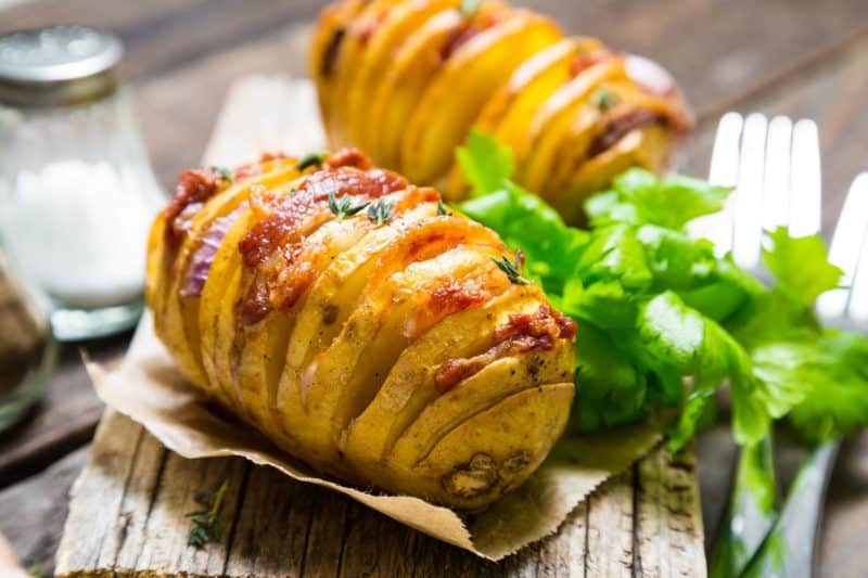 Картошка- гармошка: вкусный и красивый гарнир или самостоятельное блюдо 7 Картошка- гармошка