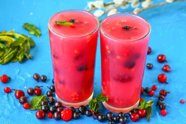 Кисель из замороженных ягод