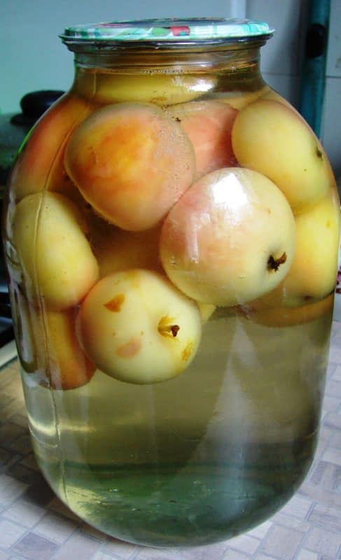 Компот из яблок на зиму