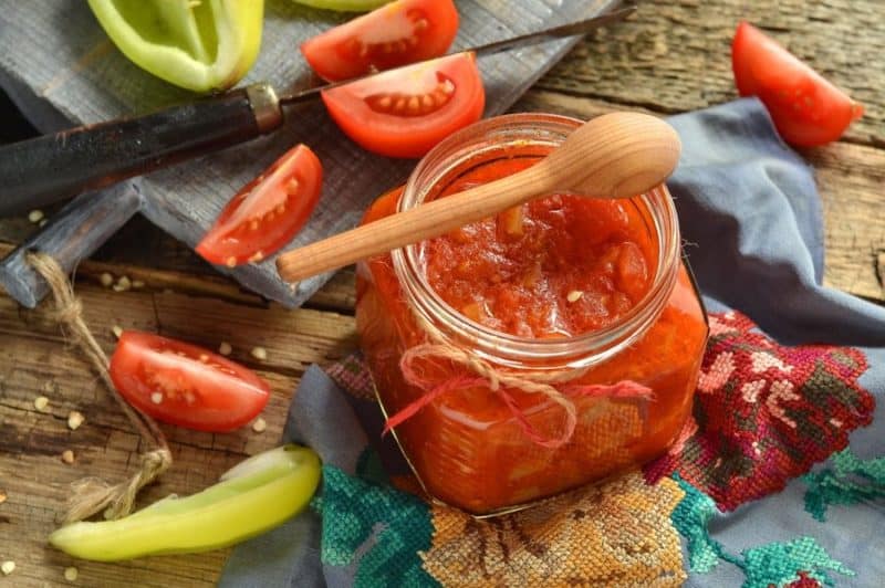 Лечо из болгарского перца: кисло-сладкий вкус, не острый и очень вкусный 6 Лечо из болгарского перца