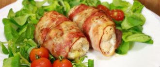 Куриные рулетики в беконе: мясные, сырные, сочные и красивые! 12
