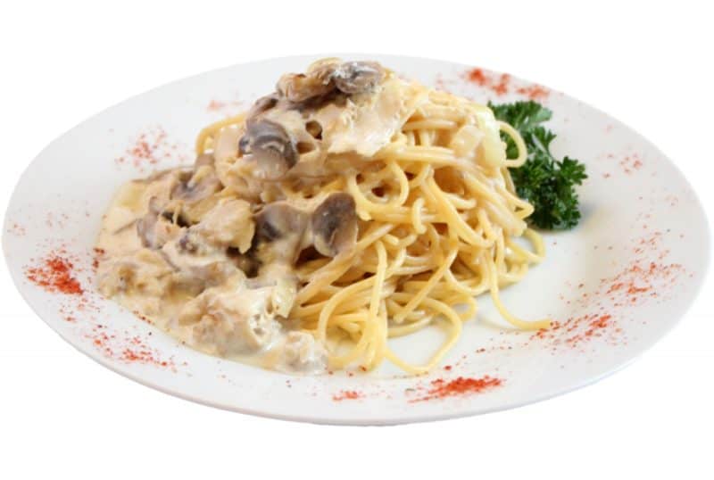 Спагетти с курицей и грибами: вкусное, нежное, ароматное и сытное блюдо 6 Спагетти с курицей и грибами