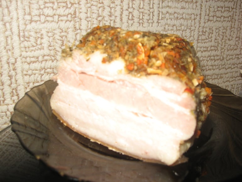 Грудинка в рукаве: шикарная мясная закуска для праздничного стола! 6 Грудинка в рукаве