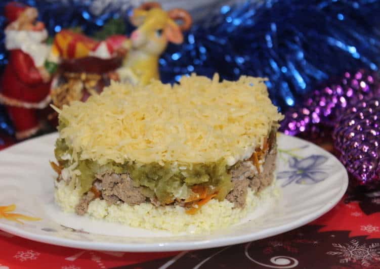 Салат с огурцами и куриной печенью: аппетитный салат, который очень просто приготовить 7 Салат с огурцами и куриной печенью