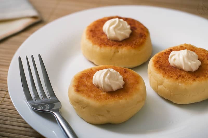 Сырники с бананом и творогом