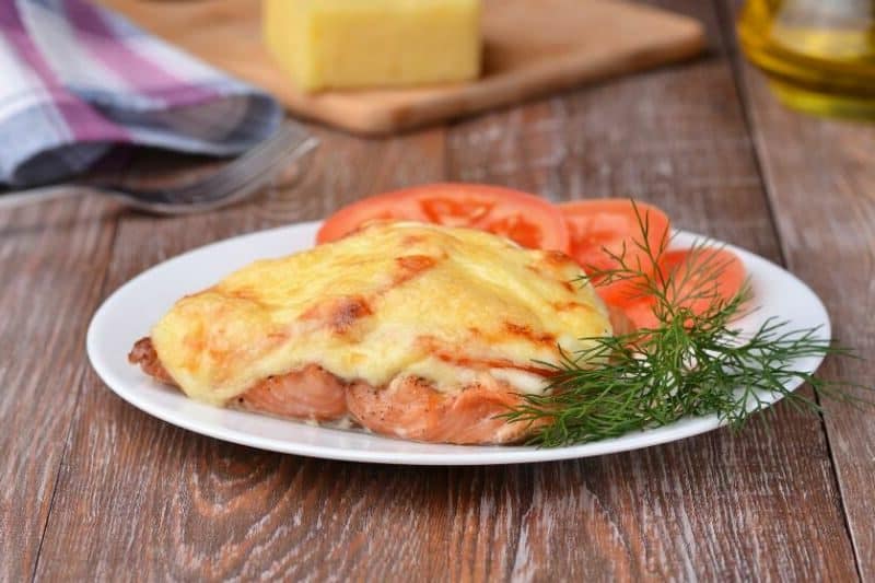 Горбуша запечённая с сыром