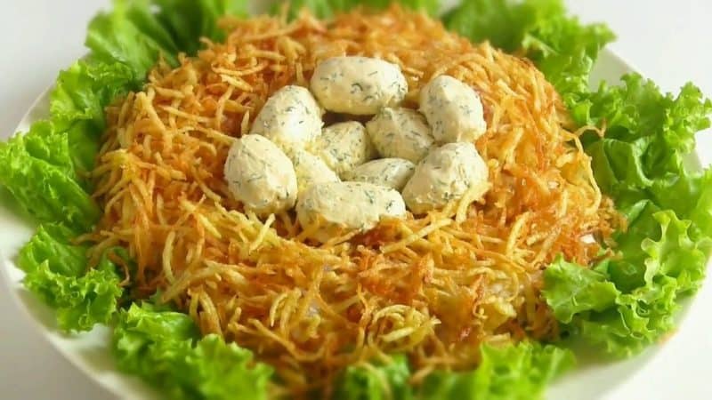 Салат Гнездо глухаря