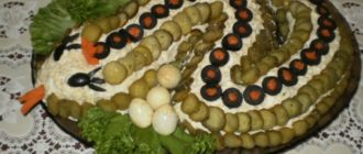 Салат Змейка: гармоничное сочетание курицы и ананаса 8