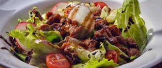 Салат с говядиной и овощами: лёгкий и полезный салат 5