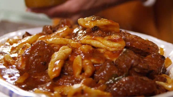 Макароны с мясом по-татарски: насыщенный вкус блюда порадует домочадцев 5 Макароны с мясом по-татарски
