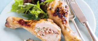 Фаршированные куриные ножки: очень вкусные куриные голени, приготовленные в духовке 7