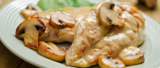 Курица с шампиньонами: нереально вкусная курица в сливочном соусе 10