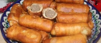 Пирожки с печенью и рисом 5