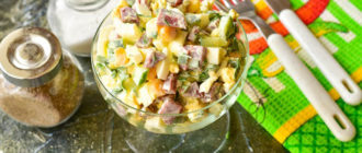 Салат Ярославский. Вкусное блюдо из самых обычных продуктов 1